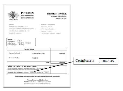 Sample Certificate Number