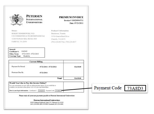 Sample Payment Code